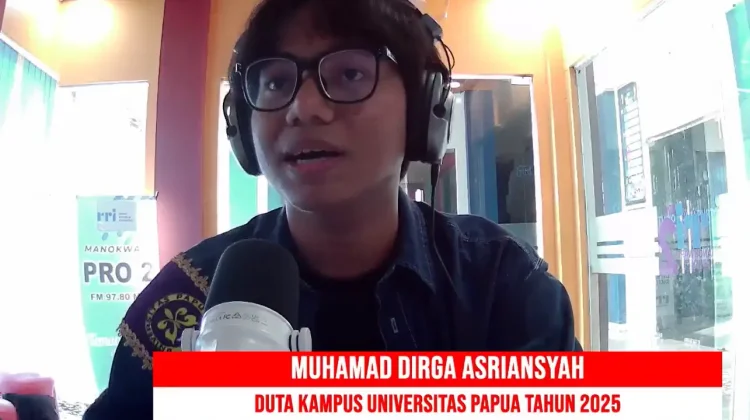 Dirga Sosok Duta Kampus Universitas Papua Tahun 2025